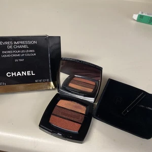 CHANEL Levres Impression de Chanel 25 TINT Liquid-Creme Lip Tint Colour Palette - Picture 1 of 2
