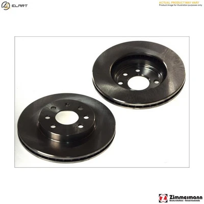 2x BRAKE DISC 590.2591.20 FOR TOYOTA ESTIMA/PREVIA VERSO/SPORTVAN/AVENSIS 2.4L - Image 1 of 4