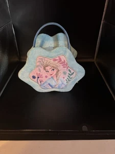 Large Disney Frozen Elsa Anna Blue Plush Gift Basket Halloween Easter Birthday - Picture 1 of 5