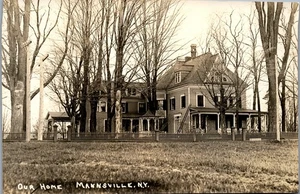 Mannsville, New York RPPC (1930er Jahre) Residenz - Bild 1 von 3