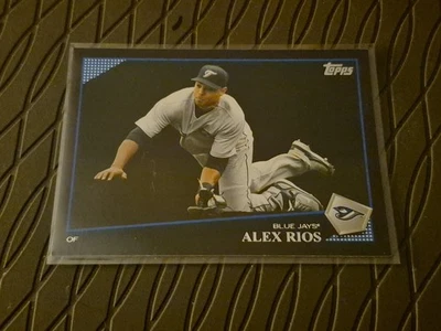 (BLACK) Alex Rios 2009 TOPPS Baseball Card - Image 1 of 2