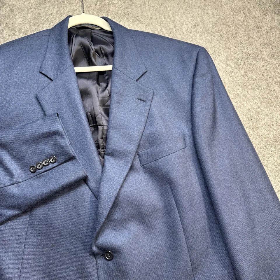 Jack Victor Men’s Blue Cashmere Wool Sport Coat Blazer 48R Classic Tailored - Image 1 of 4