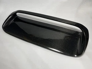 Real Carbon Fiber Hood Scoop Bonnet Vent Cover For Subaru Impreza WRX STi 15-20 - Picture 1 of 3