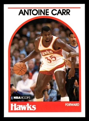 Antoine Carr 1989-90 Hoops #278 Atlanta Hawks - Image 1 of 2