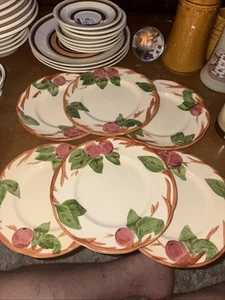 Franciscan Apple Salad Plates (England Backstamp), Set Of 6 - Picture 1 of 10
