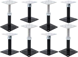 Confezione 4 Jack Casa Regolabile 5"-8" Per Pavimento - Foto 1 di 7