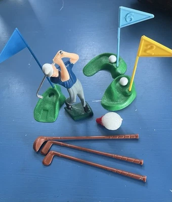 Toppers para pasteles vintage años 70 ~ golf, pesca ~ 19 piezas, muy buen estado usado Foto 1 de 4