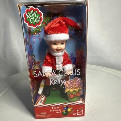 🌟Muñeca Barbie Kelly Club Santa Claus Kelly I'm an Ornament 2003 Mattel Foto 1 de 2