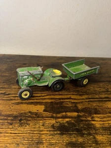 Vintage ERTL John Deere 110 Lawn Tractor Dump Trailer Parts - Repair - Restore - Picture 1 of 10