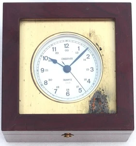 OBSERVER CHRONOMETER WERKE GERMANY MARINE SHIP BOAT NAVIGATION CLOCK QUARTZ - Picture 1 of 7