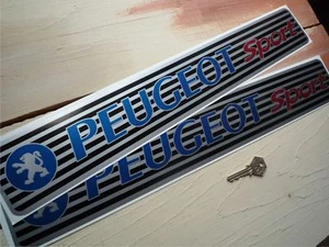 Peugeot SPORT pegatinas de vinilo estilo protector de umbral 205 206 307 GTi 106 - Imagen 1 de 1
