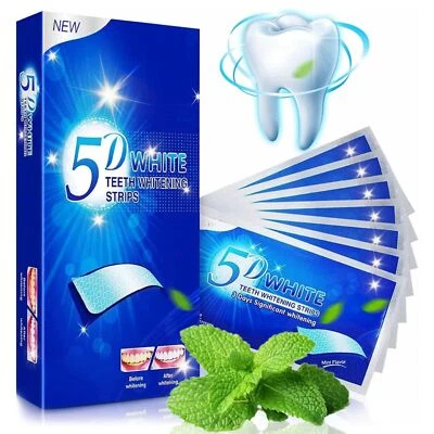 Teeth Whitening Teeth Whitening Strips Whitening Strip White Teeth Whitening 5D - Image 1 of 4