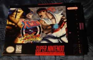Super Nintendo SNES NTSC USA X-Men vs Streetfighter - Boxed with Manual - Picture 1 of 4
