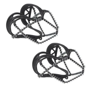 1 Pair Anti-slip Crampons Snow Wear-resistant Ice Gripper Hiking Shoe Cover US - Picture 1 of 12
