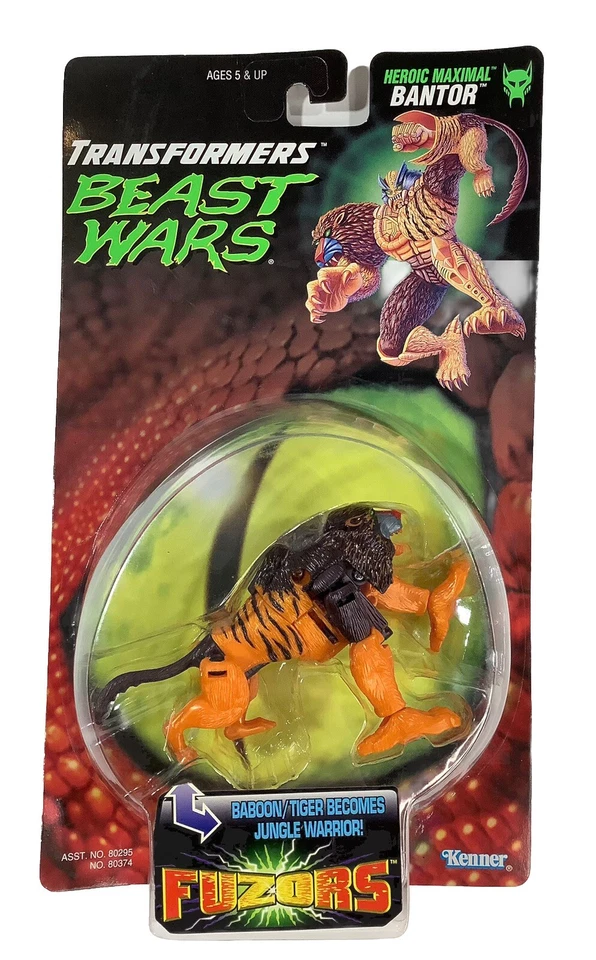 KENNER 90s Transformers Beast Wars Fuzors Bantor Action Figure Toy SEALED - Image 1 of 4