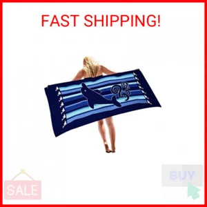 Beach Towel Microfiber Beach Towels Sand Free Quick Dry Lightweight Thin Sand Fr - Picture 1 of 2