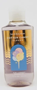 BATH & BODY WORKS COTTON CANDY CLOUDS SHOWER GEL ALOE & VITAMIN E 10oz / 295ml - Picture 1 of 8