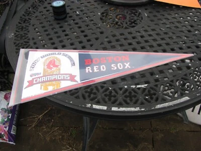 Brand New - BOSTON RED SOX 2007 WORLD SERIES CHAMPIONS WINCRAFT  PENNANT in Case - Image 1 of 4
