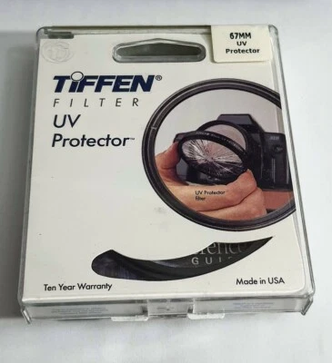 67mm Genuine OEM TIFFEN 67 mm UV Coated Glass Lens Protector Filter Safety - Image 1 of 4
