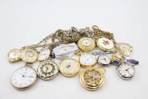 15 x Women's Vintage FOB/PENDANT WATCHES Hand-Wind UNTESTED - Picture 1 of 6