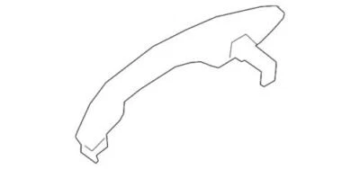 Manija de puerta exterior genuina Hyundai 19-20 Santa Fe lado del pasajero 82660-S1800 Foto 1 de 2