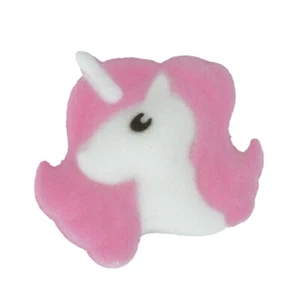 Spring  Sugar  Decor - Mini Cute Unicorn, Pink Hair -  Kosher, 24 pk - Picture 1 of 2