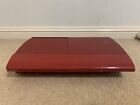 Red Sony Playstation 3 Ps3 Super Slim Console Cech 4002c 500gb Mint Condition