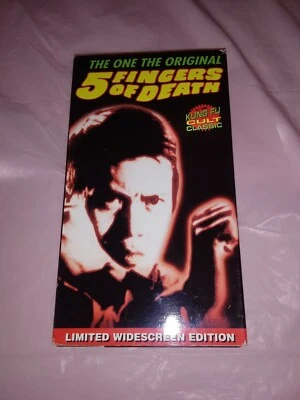 5 Fingers Of Death Kung Fu Cult Classic VHS Rare Limited Edition martial arts - Image 1 of 3