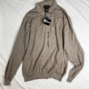 Croft & Barrow Long Sleeve Warm Polo Sweater Sz Medium Cotton NWT L031124 NEW - Picture 1 of 6