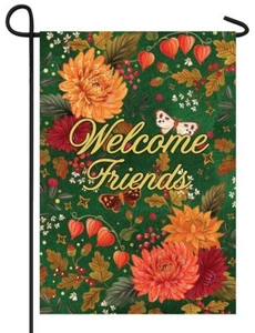 Mums on Green Garden Flag - Bild 1 von 1