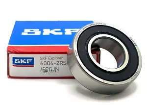 NEW SKF DEEP GROOVE BALL BEARING, 6004 2RS C3 GJN RUBBER SEALED 20x42x12mm - Bild 1 von 3