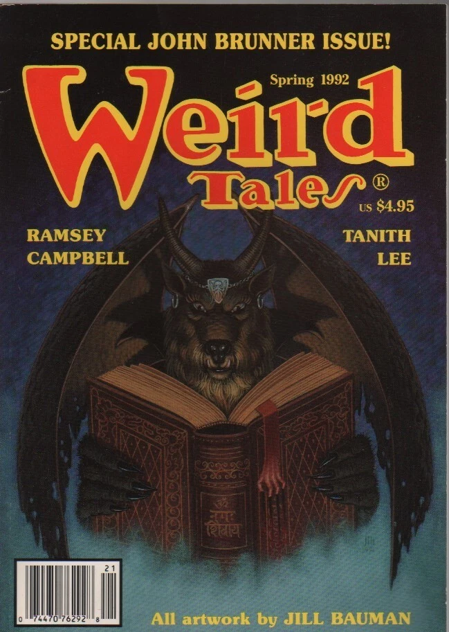 Weird Tales # 304; Spring, 1992: John Brunner,Tanith Lee,R. Campbell-As New! Foto 1 de 1