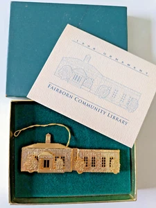 Fairborn Community Library Fairborn Ohio 1998 Ornament - Picture 1 of 8