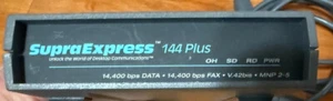 SupraExpress 144 Plus External Modem for Mac With Cables - Bild 1 von 4