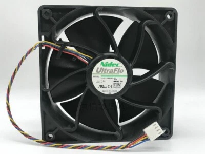 Nidec V12E12BS1B5-07 12V 1.85A 12038 for Ant S7 S9 special cooling fan 4pin - Image 1 of 3