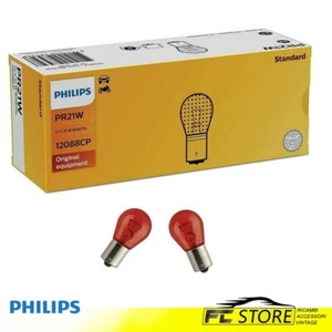 1 LAMPADINA PHILIPS PR21W 12V 21W COLORE ROSSO LUCE STOP BAW15s - Imagen 1 de 1
