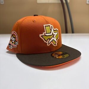 Houston Astros New Era Exclusive Fitted 45th Patch Orange UV (Multiple Sizes) DS