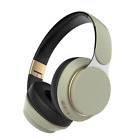 Wireless Headphone Bluetooth Over Ear Foldable Stereo Headsets XBASS (Green)