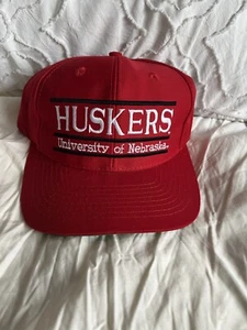 VINTAGE Nebraska Cornhuskers The Game Snapback Hat NWOT) - Picture 1 of 5