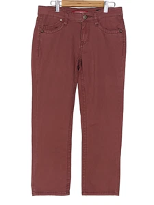 UnionBay Mid Rise Crop Stretch Capri Pants, Size 5 Dark Salmon - Picture 1 of 3