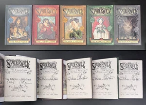 Tony DiTerlizzi Holly Black SIGNED AUTOGRAPHED Spiderwick Chronicles HC Set #1-5 - Picture 1 of 11
