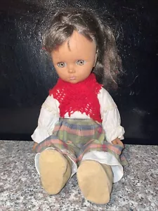 DOLL 15” Made In Italy Eyes Open Close Soft Body SEBINO GIRL Original Vintage - Picture 1 of 24