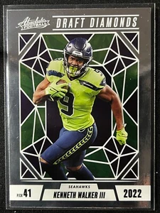2024 Panini Absolute Draft Diamonds Kenneth Walker II #DD-KWR - Picture 1 of 2