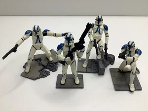 Lot of 4 Hasbro 2006 Star Wars Battlepack LFL Mini Action Figures Storm Troopers - Picture 1 of 4