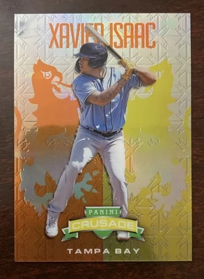 2024 Panini Crusade - Crusade Xavier Isaac #16 Orange Prizm /49 (RC) - Image 1 of 3