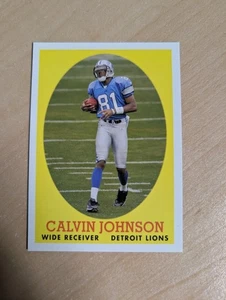 2007 Topps Calvin Johnson Turn Back the Clock Rookie RC #8 Lions - Picture 1 of 2