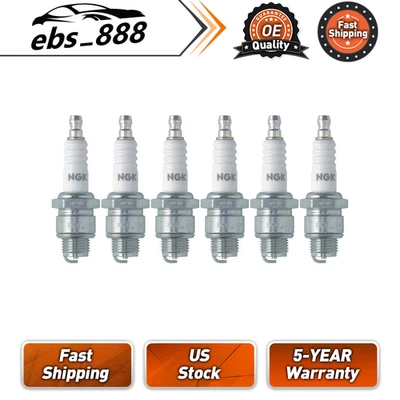 Свеча зажигания NGK 6 шт. для AMC American 1958 1959 1960 1961 1962 1963 1964 1965 - Изображение 1 из 2