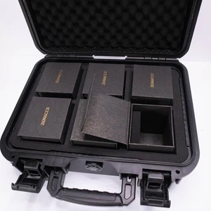 Waterproof Carrying Case 6 Deck Boxes Card Toploader Storage Organizer Zenacce - Picture 1 of 19
