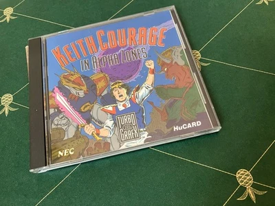KEITH COURAGE IN ALPHA ZONES: CIB Complete, Turbografx TG16 - Image 1 of 4