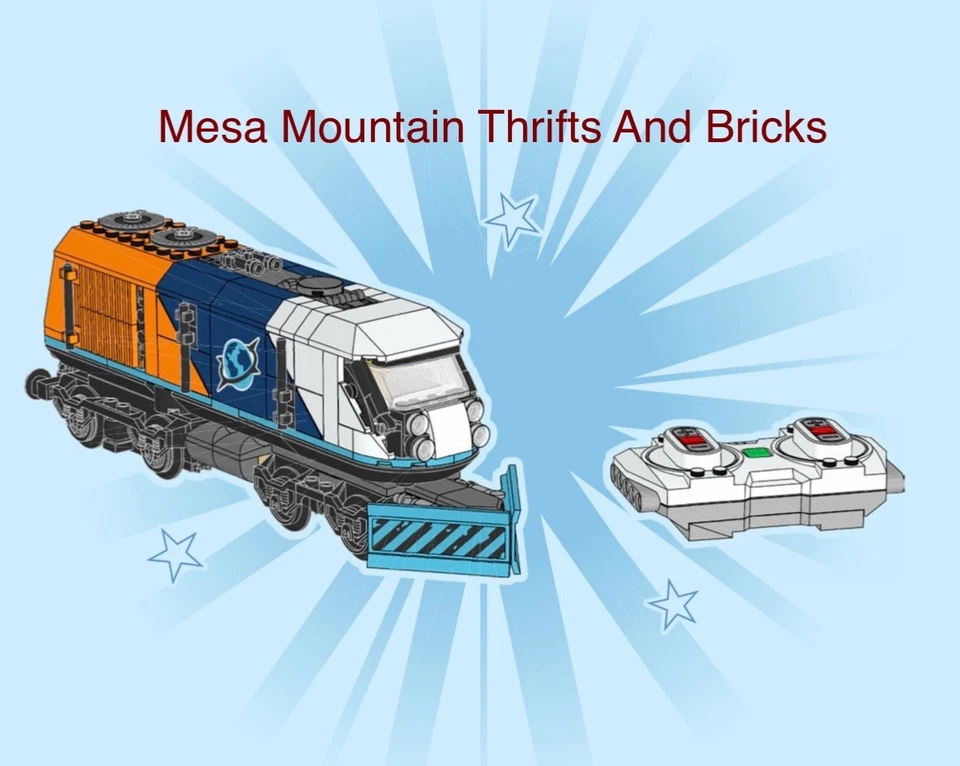 LEGO® City 60470 Arctic Explorer Train Locomotive Only Snowplow Diesel Train NEW - Image 1 of 4